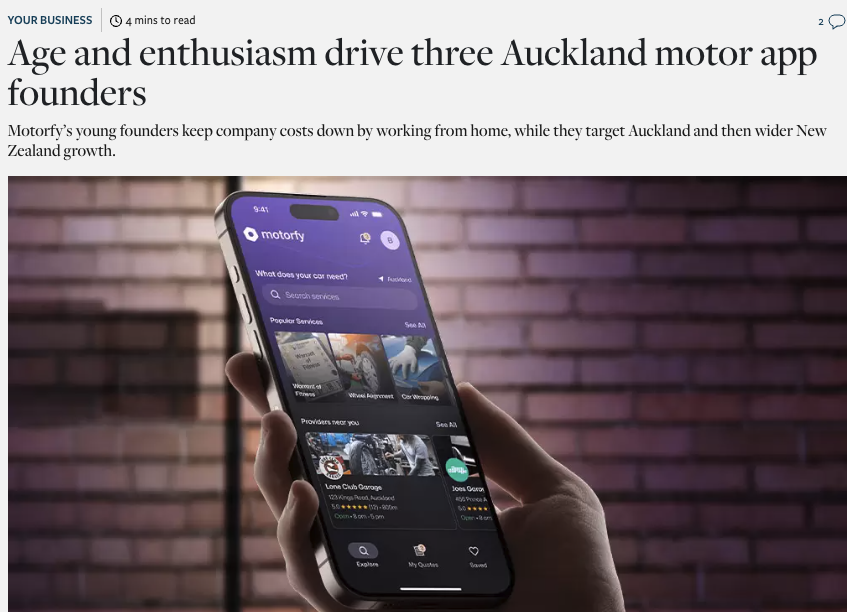 Motorfy featured on NBR